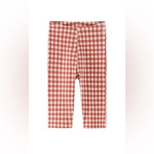 Zara kids plaid rib bike shorts, 6yrs